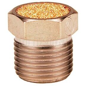 1/8" Breather Vent - Sintered Bronze Muffler - 5 Pack - Pneumatic Air - HFX Brand