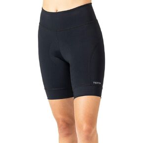 Terry Bike Shorts Women Padded Breakaway Hi Rise High Waist Cycling Shorts for Women with Padding, Compression Short