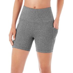 شورت الدراجة المرتفع اليومي للسيدات من Member's Mark (الولايات المتحدة، ألفا، صغير، عادي، عادي، فحمي منقط) in Kuwait