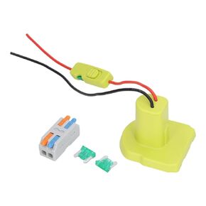 Battery Adapter Battery Conversion Kit with and Wire Terminals, Power Connector for DIY Ride On Truck, RC Car Toys and Robotics