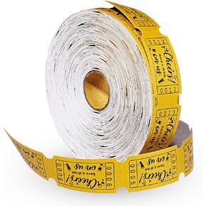 1000 Drink Tickets Roll Raffle Tickets 2 x 1 Inches Single Roll Consecutively Numbered Drink Tickets for Events Entry Wedding Parties Fundraisers Classroom Prizes(Blue) in Saudi Arabia