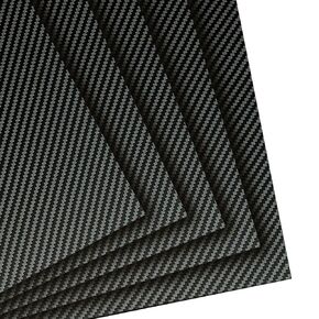 1.5mm 200x300mm Carbon Fiber Sheets 100% 3K Twill Matte Carbon Fiber Plate