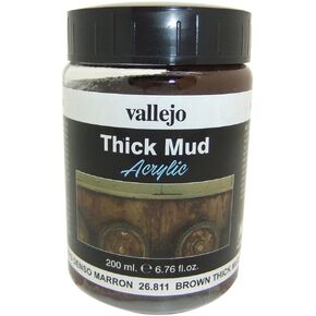 Vallejo Brown Thick Mud, 200ml