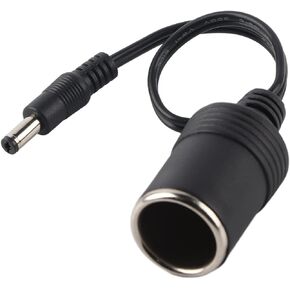 Power Supply Adapter DC 5.5 x 2.1mm Female Plug to Car Cigarette Lighter Female Socket Power Supply Cable