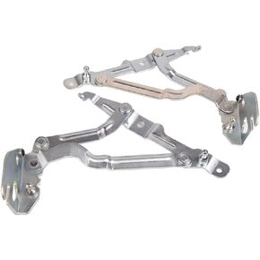 Bapmic 3B5827301A+3B5827302 Trunk Lid Hinge Kit Rear Left&Right Compatible with 1999-2005 VW Jetta Passat