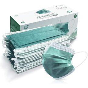 Disposable Face Mask 4-Ply for Adult, Soft Face Masks, Breathable Safety Mask