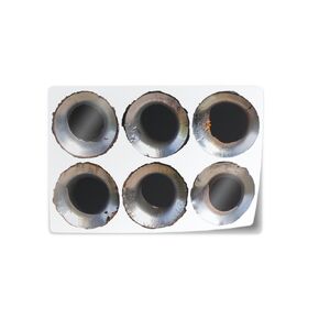 Realistic Bullet Hole (Bullethole) 3D Stickers - Large Caliber Look Vinyl Decals (6 pcs, 1.5") by Flippin Stickers