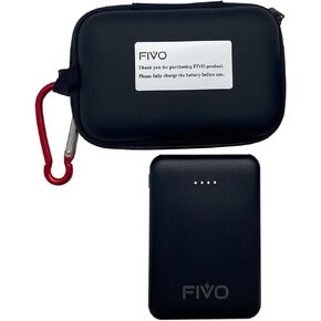 Portable Charger Power Bank 5000mAh Battery Pack 5V 2A with USB Cable, Carrying Hard case and Hook for iPhone, Samsung Galaxy and More (2)