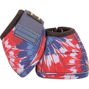 Classic Equine Dyno Turn Bell Boots, Fireworks, Medium