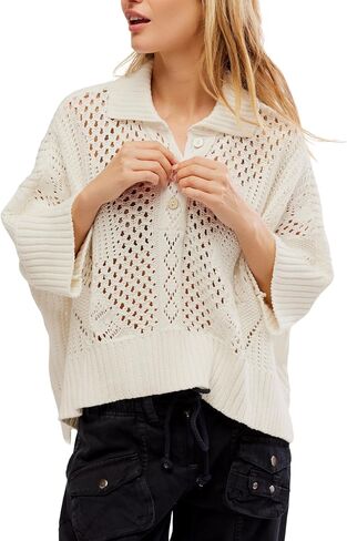 Free People Women's to The Point Polo in Saudi Arabia