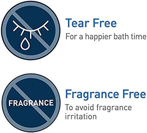 غسول وشامبو للأطفال | 8 أونصة | شامبو خالي من العطر والبارابين والكبريتات لوقت استحمام الطفل بدون دموع (عبوتان) in Kuwait