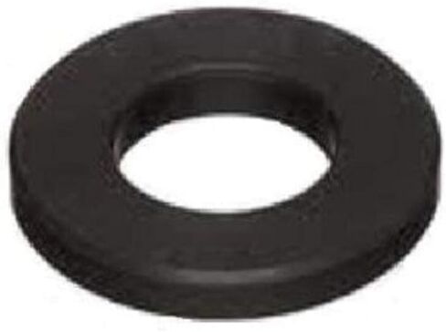 أجزاء صغيرة من النايلون 6/6 غسالة مسطحة، لمسة نهائية سادة، أسود، حجم الفتحة 1/4 بوصة، معرف 0.26 بوصة، 0.69 بوصة القطر الخارجي، 0.06 بوصة السمك الاسمي (عبوة من 100 قطعة) in Kuwait