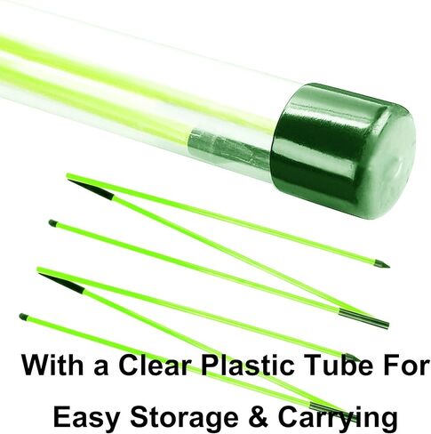 Golf Alignment Sticks 2 Pack Swing Training Aid Equipment Collapsible Trainer Practice Rods Posture Corrector in Handy Storage Tube Case for Men Women Golfer Swinging in Kuwait