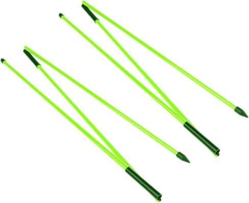 Golf Alignment Sticks 2 Pack Swing Training Aid Equipment Collapsible Trainer Practice Rods Posture Corrector in Handy Storage Tube Case for Men Women Golfer Swinging in Kuwait