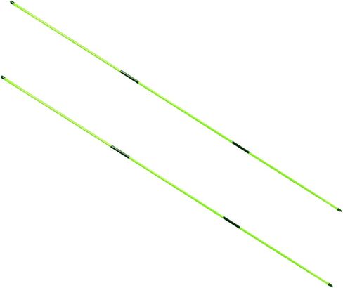 Golf Alignment Sticks 2 Pack Swing Training Aid Equipment Collapsible Trainer Practice Rods Posture Corrector in Handy Storage Tube Case for Men Women Golfer Swinging in Kuwait