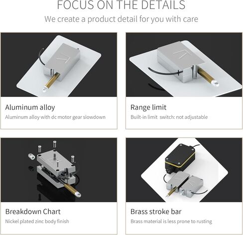 Electric Linear Motor Actuator Stroke15mm 0.6" 4.4 lbs High-Speed 0.31"/sec 5v Volt with Power in Kuwait