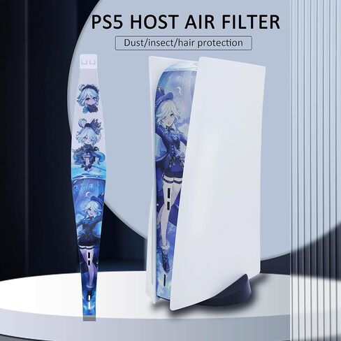 الإصدار الجديد 2.0 من شبكة غطاء الغبار لوحدة التحكم PS5، وحاجز غرفة التبريد PS5 وغطاء شعر الحيوانات الأليفة المضاد للغبار لجهاز Playstation 5 (أسود، PS 5 Slim) in Saudi Arabia