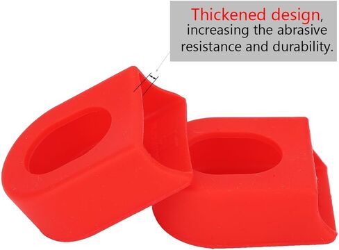 Tbest Bicycle Crank Arm Boots Soft Cover Silicon Sleeve Crank Protector Bike Gear Set (Pack of 2) in Saudi Arabia
