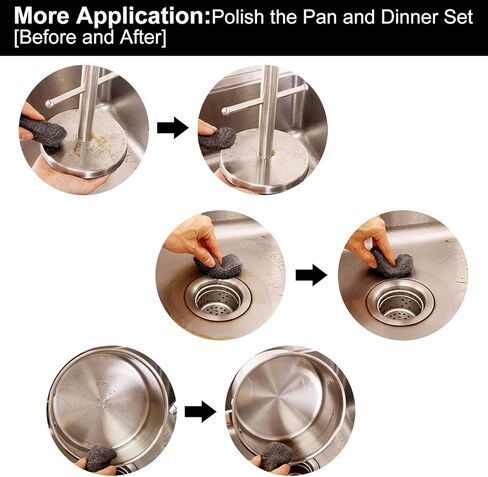 0000 Steel Wool Roll 5lb, 32 Ft Steel Wool Roll Fine Wool 0000 Hardware Cloth for Cleaning, Remove Rust, Buffing Wood and Metal Finishes in Kuwait