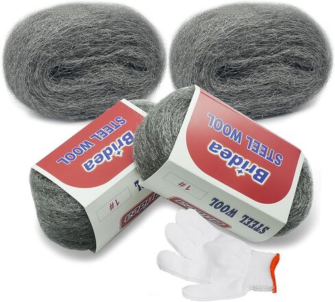 4 Packs Steel Wool Mice Control, Steel Wool Fill Fabric Roll DIY Kit, Gap Blocker for Holes, Siding, Vents, Wall Cracks, in Garden Garage(10 Ft) in Saudi Arabia