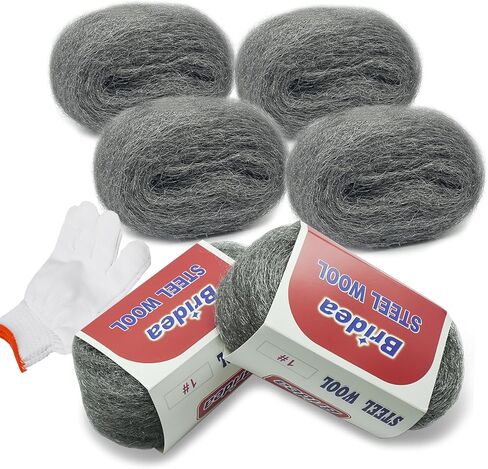 4 Packs Steel Wool Mice Control, Steel Wool Fill Fabric Roll DIY Kit, Gap Blocker for Holes, Siding, Vents, Wall Cracks, in Garden Garage(10 Ft) in Saudi Arabia