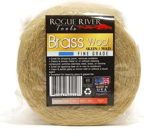 Brass Wool 1lb Rolls - Medium in Kuwait