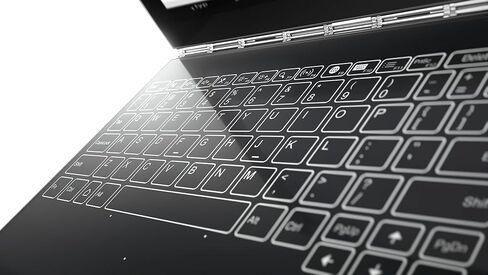 Lenovo Yoga Book - FHD 10.1in Android Tablet - 2 in 1 Tablet (Intel Atom x5-Z8550 Processor, 4GB RAM, 64GB SSD), Gunmetal, ZA0V0035US (Pen Not Included) (Renewed) in Saudi Arabia