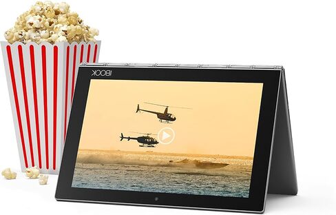 Lenovo Yoga Book - FHD 10.1in Android Tablet - 2 in 1 Tablet (Intel Atom x5-Z8550 Processor, 4GB RAM, 64GB SSD), Gunmetal, ZA0V0035US (Pen Not Included) (Renewed) in Saudi Arabia