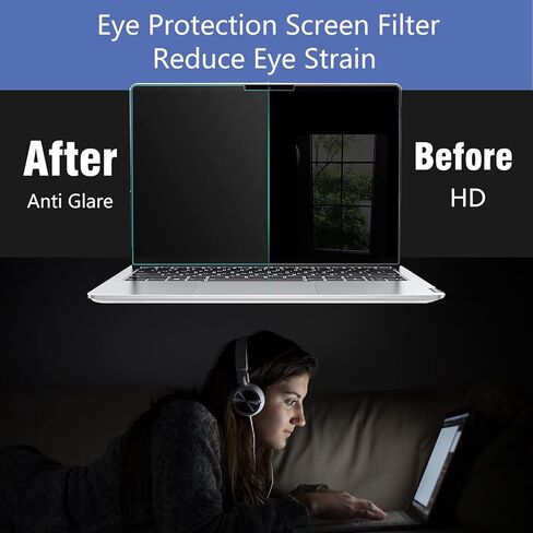KEANBOLL 2 Pack Anti Blue Light Screen Protector Designed for Samsung Galaxy Book4 Ultra & Samsung Galaxy Book3 Ultra (16-Inch), Blue Light Blocking Anti Glare and Anti Fingerprint Shield in Saudi Arabia