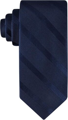 Tommy Hilfiger Men's Classic Textured Tonal Stripe Necktie in Saudi Arabia