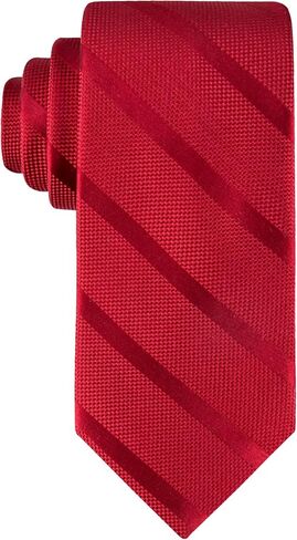 Tommy Hilfiger Men's Classic Textured Tonal Stripe Necktie in Saudi Arabia