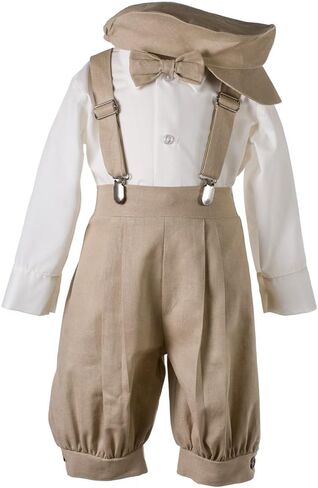 Tuxgear Boys Linen Knickerbocker Outfit with Pageboy Hat in Saudi Arabia