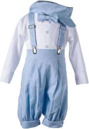 Tuxgear Boys Linen Knickerbocker Outfit with Pageboy Hat in Saudi Arabia
