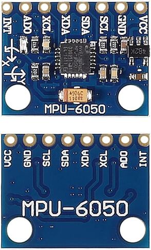 12 قطعة GY-521 MPU-6050 MPU6050 وحدة، 3 محاور مقياس التسارع 6 DOF جيروسكوب وحدة الاستشعار عدة 16 بت محول إخراج البيانات IIC 3-5 فولت in Saudi Arabia