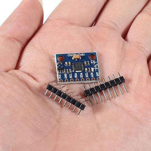 12 قطعة GY-521 MPU-6050 MPU6050 وحدة، 3 محاور مقياس التسارع 6 DOF جيروسكوب وحدة الاستشعار عدة 16 بت محول إخراج البيانات IIC 3-5 فولت in Saudi Arabia