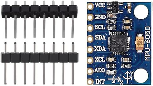 12 قطعة GY-521 MPU-6050 MPU6050 وحدة، 3 محاور مقياس التسارع 6 DOF جيروسكوب وحدة الاستشعار عدة 16 بت محول إخراج البيانات IIC 3-5 فولت in Saudi Arabia
