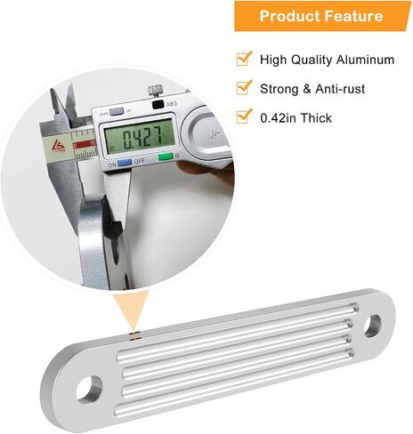 TSP-2DP Marine Transom Support Plate Fits Lower Bolt Holes, 12" x 2", 10" Bolt Hole Pattern in Saudi Arabia