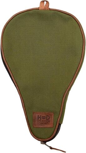 Hide & Drink, Water Resistant Canvas Ping Pong Paddle Case/Professional/Table Tennis/Bag/Protector/Pouch/Travel, Handmade Includes 101 Year Warranty :: Olive in Saudi Arabia