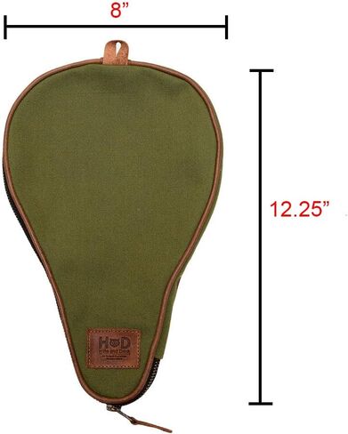 Hide & Drink, Water Resistant Canvas Ping Pong Paddle Case/Professional/Table Tennis/Bag/Protector/Pouch/Travel, Handmade Includes 101 Year Warranty :: Olive in Saudi Arabia