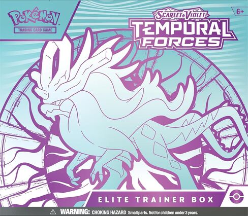 POKEMON TCG: Scarlet and Violet: Temporal Forces: Elite Trainer Box: Walking Wake in Saudi Arabia