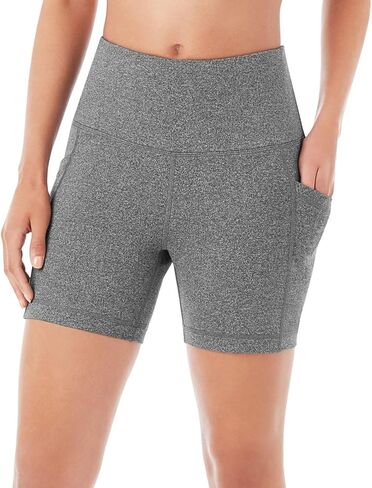 شورت الدراجة المرتفع اليومي للسيدات من Member's Mark (الولايات المتحدة، ألفا، صغير، عادي، عادي، فحمي منقط) in Kuwait