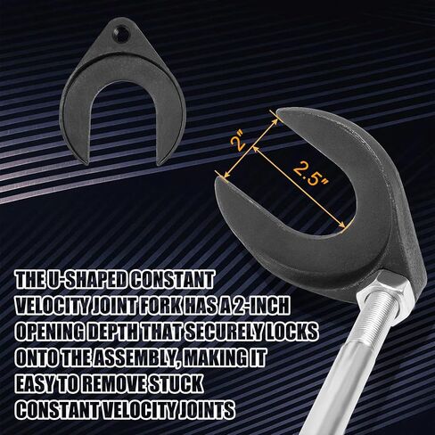 RANSOTO Inner CV Axle Puller Tool kit with 5/8"-18 Slide Hammer & Adapter Compatible with 1986+ Mercury Sable Ford Taurus Front Wheel Drive Axle Puller, Inner CV Joint Removal Tool Kit in Saudi Arabia