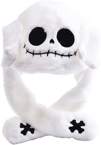 مضحك هالوين شبح الأرنب الجدة القفز القبعات قبعات مع آذان متحركة أفخم تأثيري قبعة حفلة هدية عيد الميلاد in Kuwait