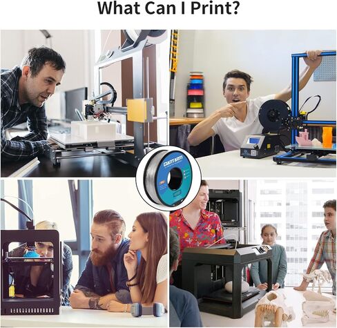 خيوط GIANTARM TPU، خيوط 95A TPU 1.75 مم، دقة الأبعاد +/- 0.03، خيوط طابعة ثلاثية الأبعاد مرنة وناعمة 1 كجم بكرة (2.2 رطل)، تغليف مفرغ (شفاف) in Saudi Arabia