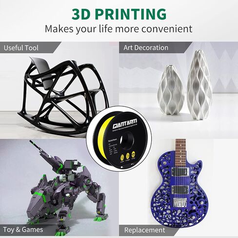 خيوط GIANTARM TPU، خيوط 95A TPU 1.75 مم، دقة الأبعاد +/- 0.03، خيوط طابعة ثلاثية الأبعاد مرنة وناعمة 1 كجم بكرة (2.2 رطل)، تغليف مفرغ (شفاف) in Saudi Arabia