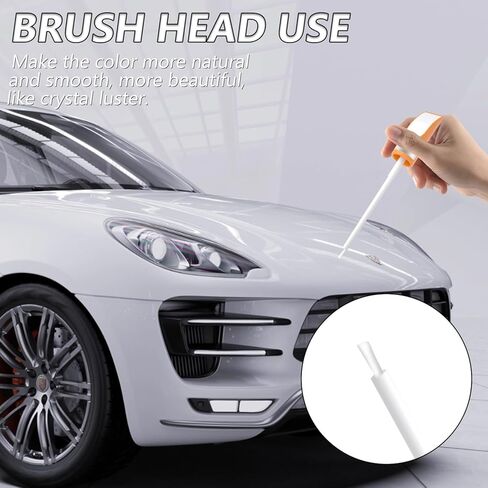 طلاء لمسات نهائية للسيارات، قلم طلاء السيارة الأبيض لإصلاح الخدوش، طلاء لمس مزدوج في واحد، حل سريع وسهل لإصلاح الخدوش الطفيفة في السيارة، قلم طلاء اللمس 0.4 أونصة سائلة in Kuwait