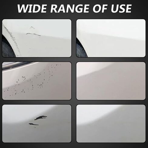 طلاء لمسات نهائية للسيارات، قلم طلاء السيارة الأبيض لإصلاح الخدوش، طلاء لمس مزدوج في واحد، حل سريع وسهل لإصلاح الخدوش الطفيفة في السيارة، قلم طلاء اللمس 0.4 أونصة سائلة in Kuwait