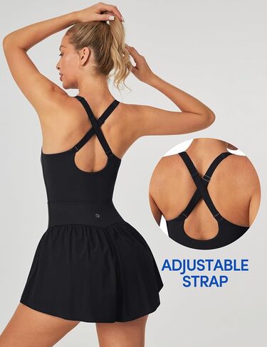 IUGA Workout Romper Tummy Control Padded Athletic Romper with Built in Shorts Running Onesie for Women Jumpsuits Gym Clothes in Saudi Arabia