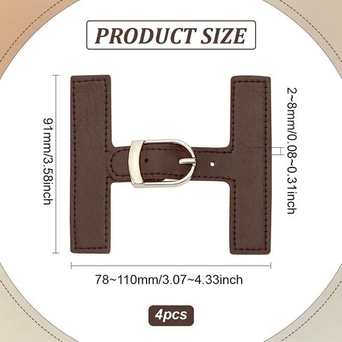 FINGERINSPIRE Leather Sew-On Toggles Closures Imitation Leather Snap Toggle Duffle Jacket Buckle Leather Clasp Fasteners in Saudi Arabia