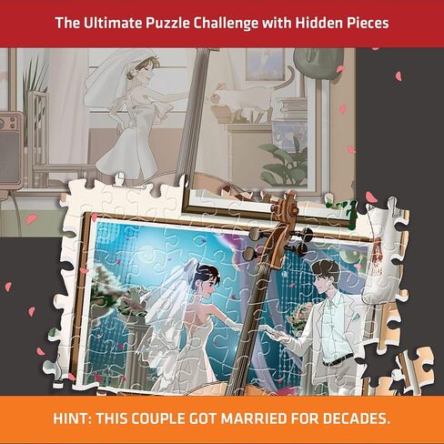 Pintoo Imagination Series Jigsaw Puzzles 2000 Piece for Adults - Maiya - Mulan Challenge with Hidden Puzzle Pieces Requiring Careful Observation and Deduction Skills [H2846] in Saudi Arabia